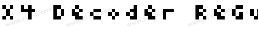 X4 Decoder Regular字体转换